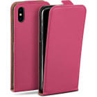 moex Flip Case iPhone X Klapphülle Leder Optik – Weiteres Produktbild 1