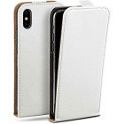 moex Flip Case iPhone X Klapphülle Leder Optik – Weiteres Produktbild 1