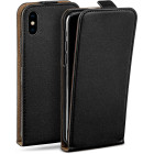 moex Flip Case iPhone XS Klapphülle Leder Optik – Weiteres Produktbild 1