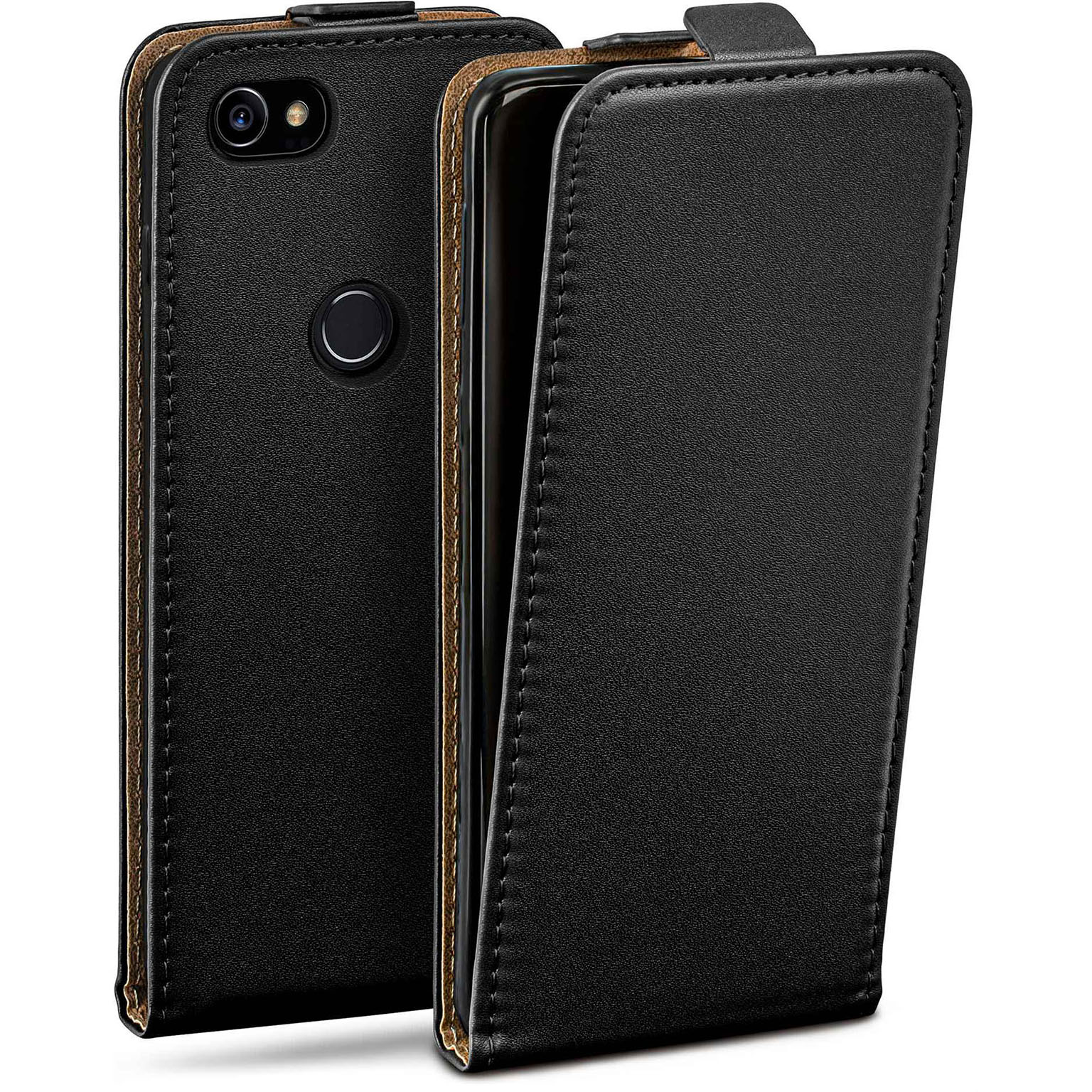 moex Flip Case Google Pixel 2 XL Klapphülle Leder Optik – undefined