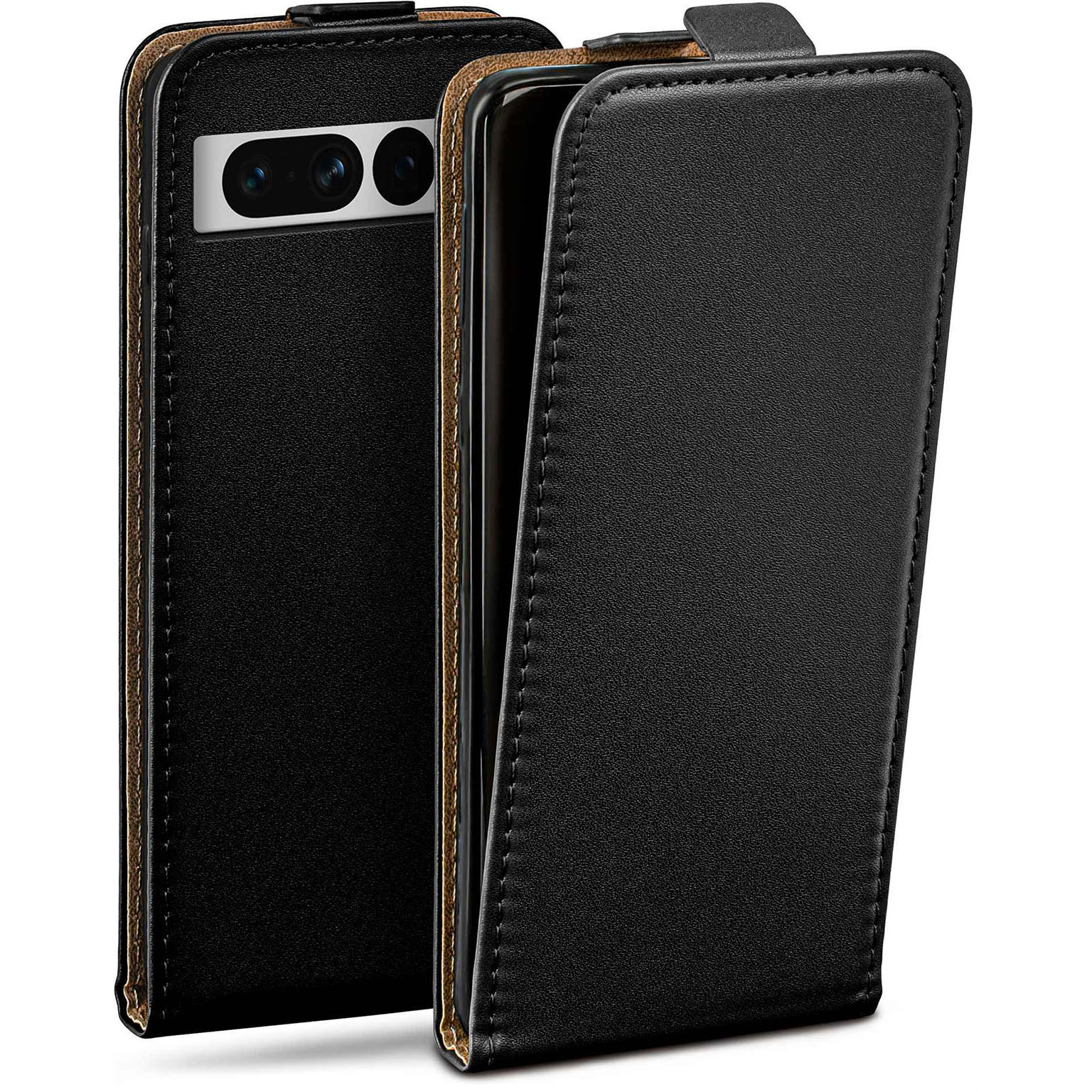 moex Flip Case Google Pixel 7 Pro Klapphülle Leder Optik – undefined