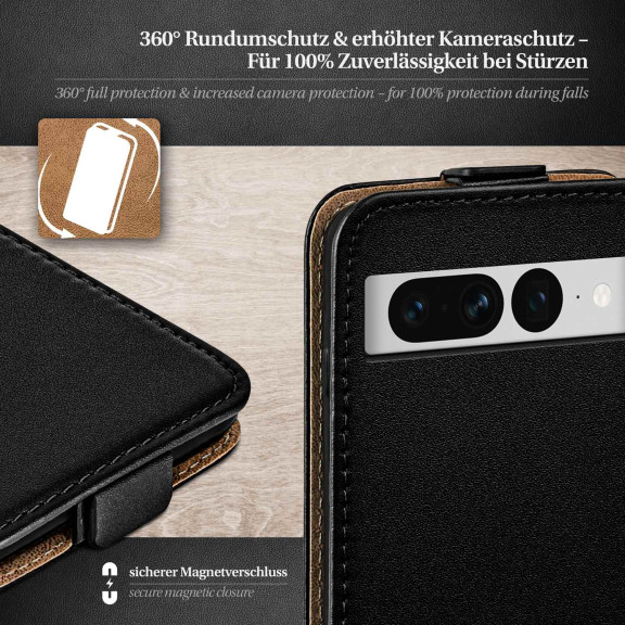 moex Flip Case Google Pixel 7 Pro Klapphülle Leder Optik – Weiteres Produktbild 3 moex Flip Case Google Pixel 7 Pro Klapphülle Leder Optik – Weiteres Produktbild 3