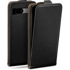 moex Flip Case Google Pixel 7a Klapphülle Leder Optik – Produktbild 1