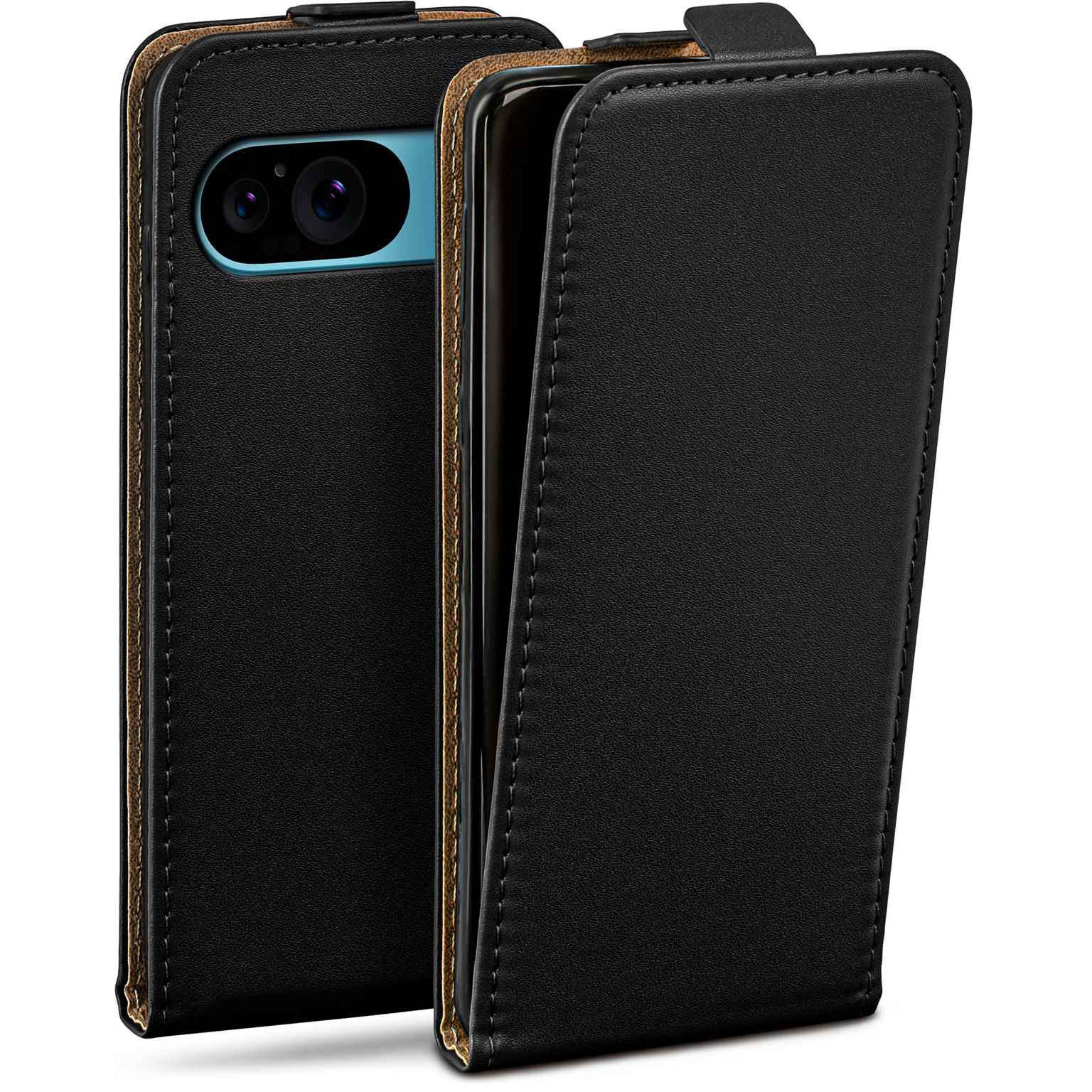moex Flip Case Google Pixel 9 Klapphülle Leder Optik – undefined