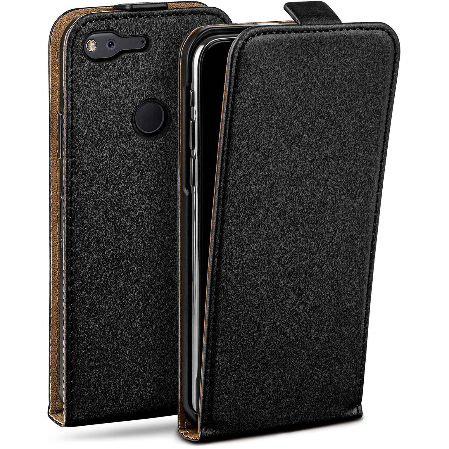 moex Flip Case Google Pixel Klapphülle Leder Optik – undefined
