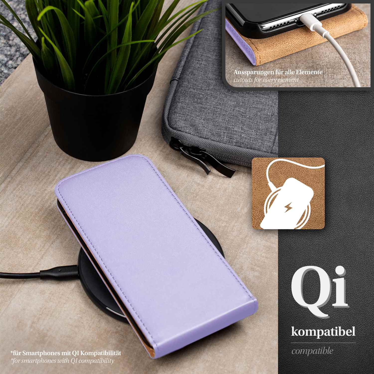 moex Flip Case HTC One M7 Klapphülle Leder Optik – Weiteres Produktbild 6 moex Flip Case HTC One M7 Klapphülle Leder Optik – Weiteres Produktbild 6