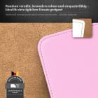 moex Flip Case HTC One M7 Klapphülle Leder Optik – Produktbild 5