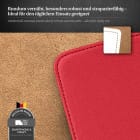 moex Flip Case HTC One M7 Klapphülle Leder Optik – Produktbild 5