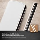 moex Flip Case HTC One M7 Klapphülle Leder Optik – Produktbild 2