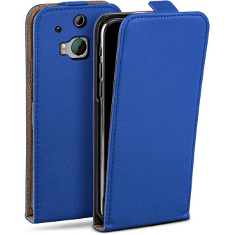 moex Flip Case HTC One M8 Klapphülle Leder Optik – Royal-Blue moex Flip Case HTC One M8 Klapphülle Leder Optik – Royal-Blue