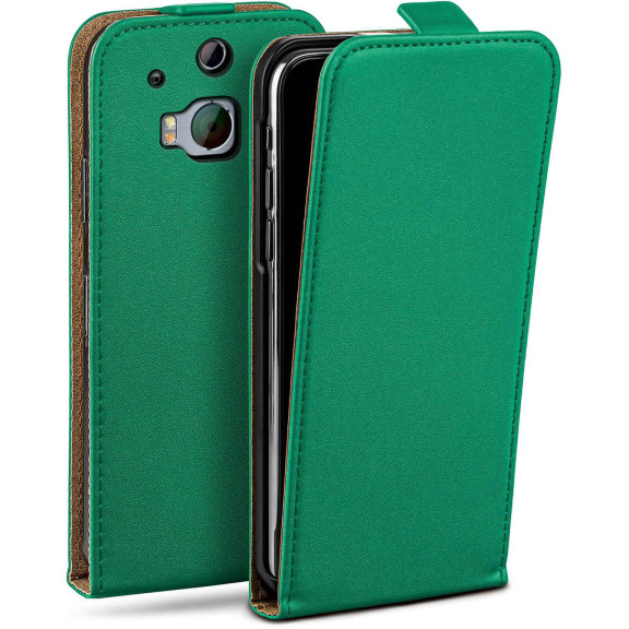 moex Flip Case HTC One M8 Klapphülle Leder Optik – Weiteres Produktbild 1 moex Flip Case HTC One M8 Klapphülle Leder Optik – Weiteres Produktbild 1