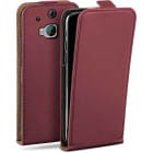 moex Flip Case HTC One M8 Klapphülle Leder Optik – Weiteres Produktbild 1