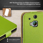 moex Flip Case HTC One M8 Klapphülle Leder Optik – Weiteres Produktbild 3