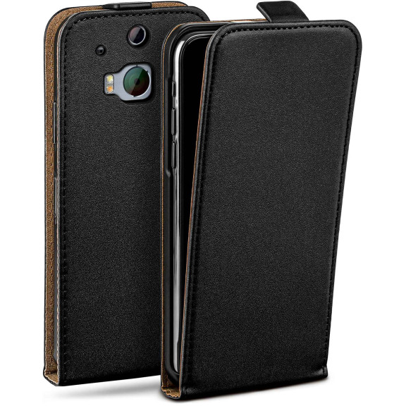moex Flip Case HTC One M8 Klapphülle Leder Optik – Weiteres Produktbild 1 moex Flip Case HTC One M8 Klapphülle Leder Optik – Weiteres Produktbild 1