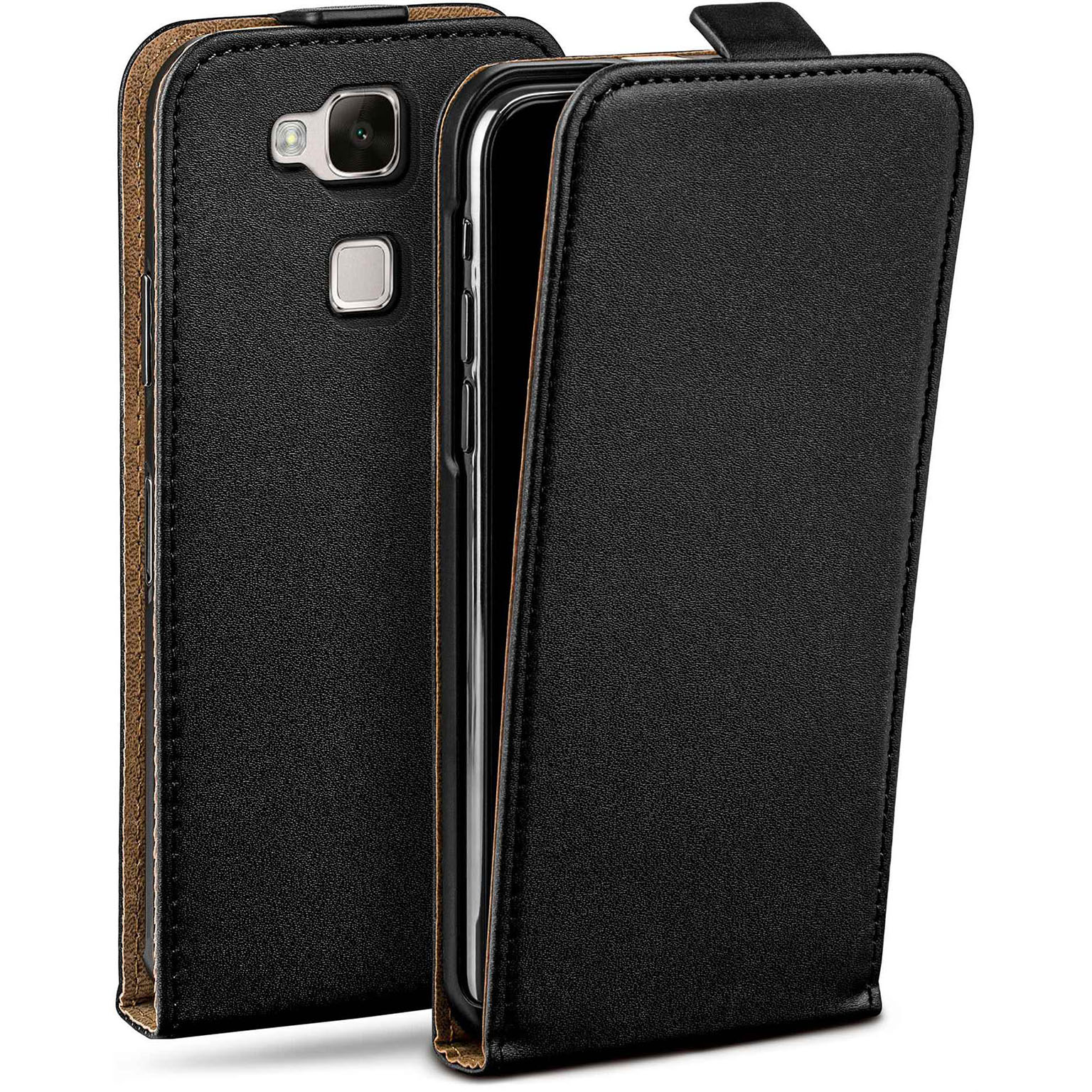 moex Flip Case Huawei Ascend Mate 7 Klapphülle Leder Optik – Weiteres Produktbild 1 moex Flip Case Huawei Ascend Mate 7 Klapphülle Leder Optik – Weiteres Produktbild 1