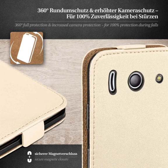 moex Flip Case Huawei Ascend Y300 Klapphülle Leder Optik – Weiteres Produktbild 3 moex Flip Case Huawei Ascend Y300 Klapphülle Leder Optik – Weiteres Produktbild 3