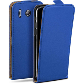 moex Flip Case Huawei Ascend Y300 Klapphülle Leder Optik – Royal-Blue moex Flip Case Huawei Ascend Y300 Klapphülle Leder Optik – Royal-Blue