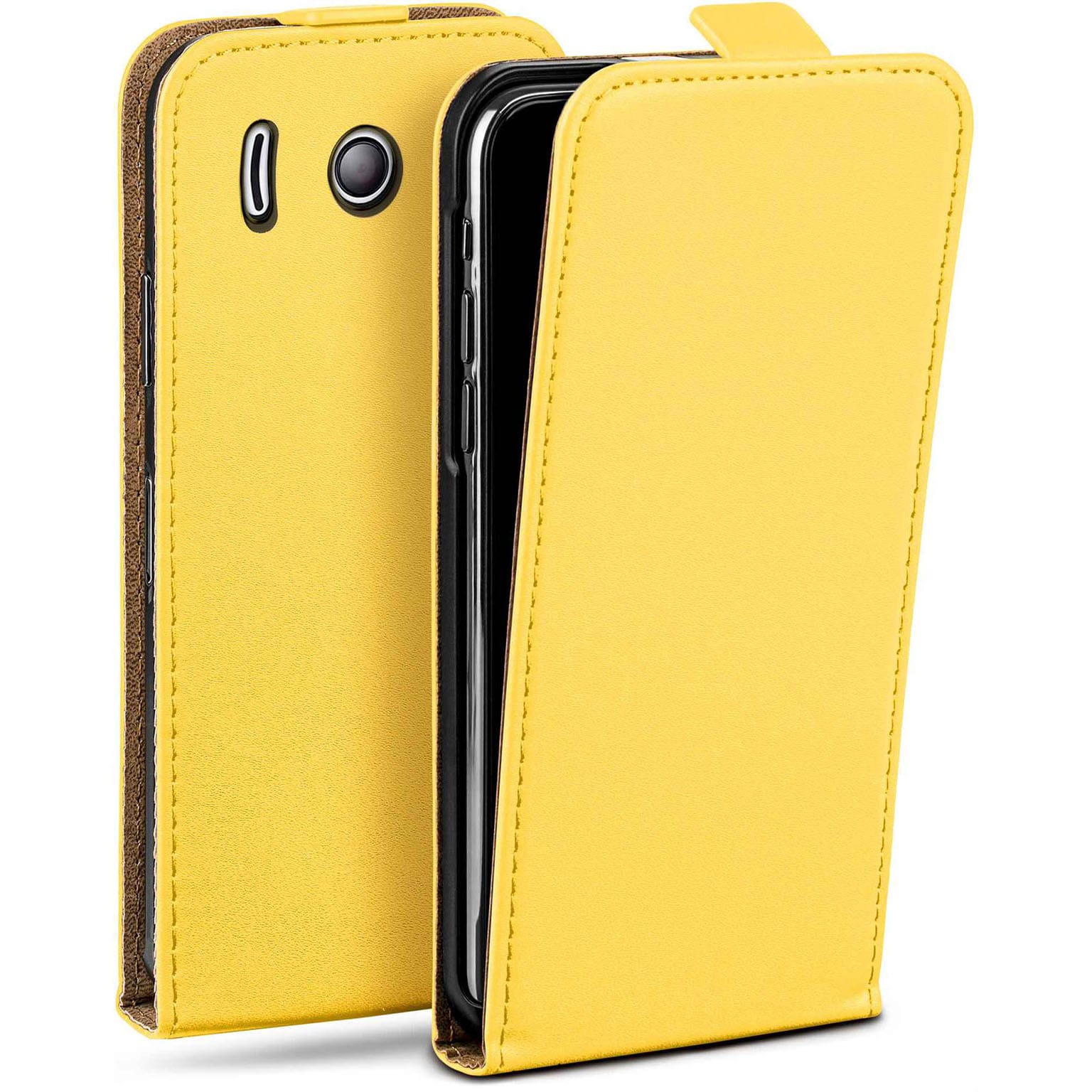 moex Flip Case Huawei Ascend Y300 Klapphülle Leder Optik – Weiteres Produktbild 1 moex Flip Case Huawei Ascend Y300 Klapphülle Leder Optik – Weiteres Produktbild 1