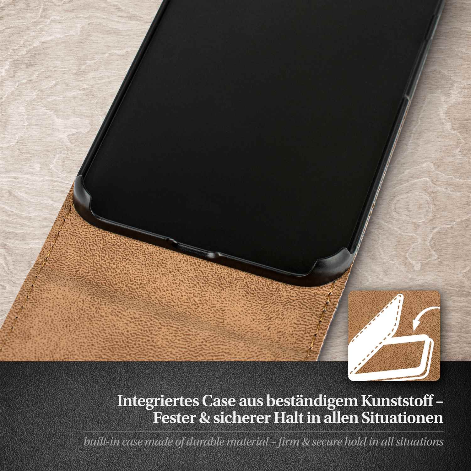 moex Flip Case Huawei Ascend Y300 Klapphülle Leder Optik – Weiteres Produktbild 3