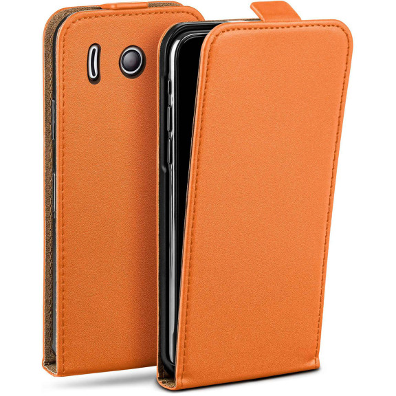 moex Flip Case Huawei Ascend Y300 Klapphülle Leder Optik – Weiteres Produktbild 1