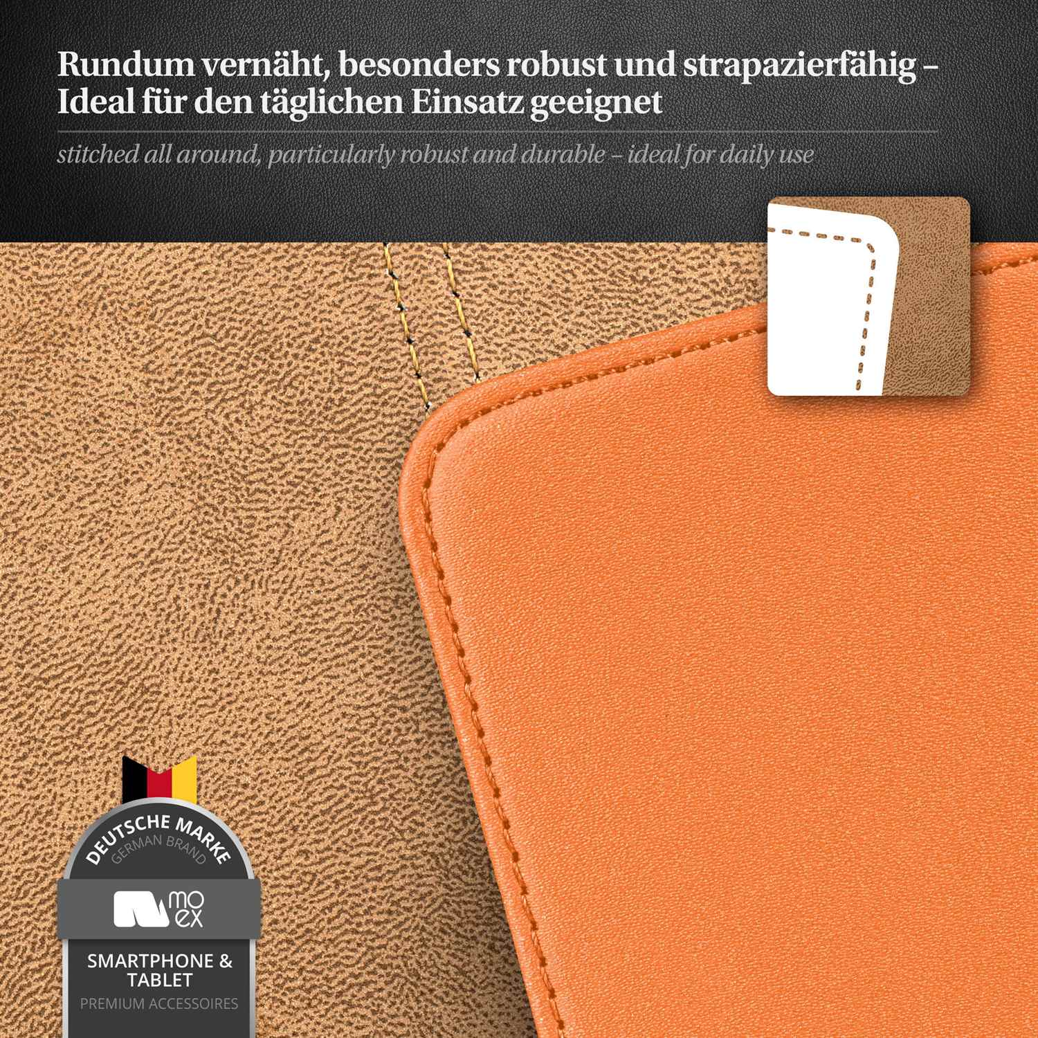moex Flip Case Huawei Ascend Y300 Klapphülle Leder Optik – Weiteres Produktbild 4