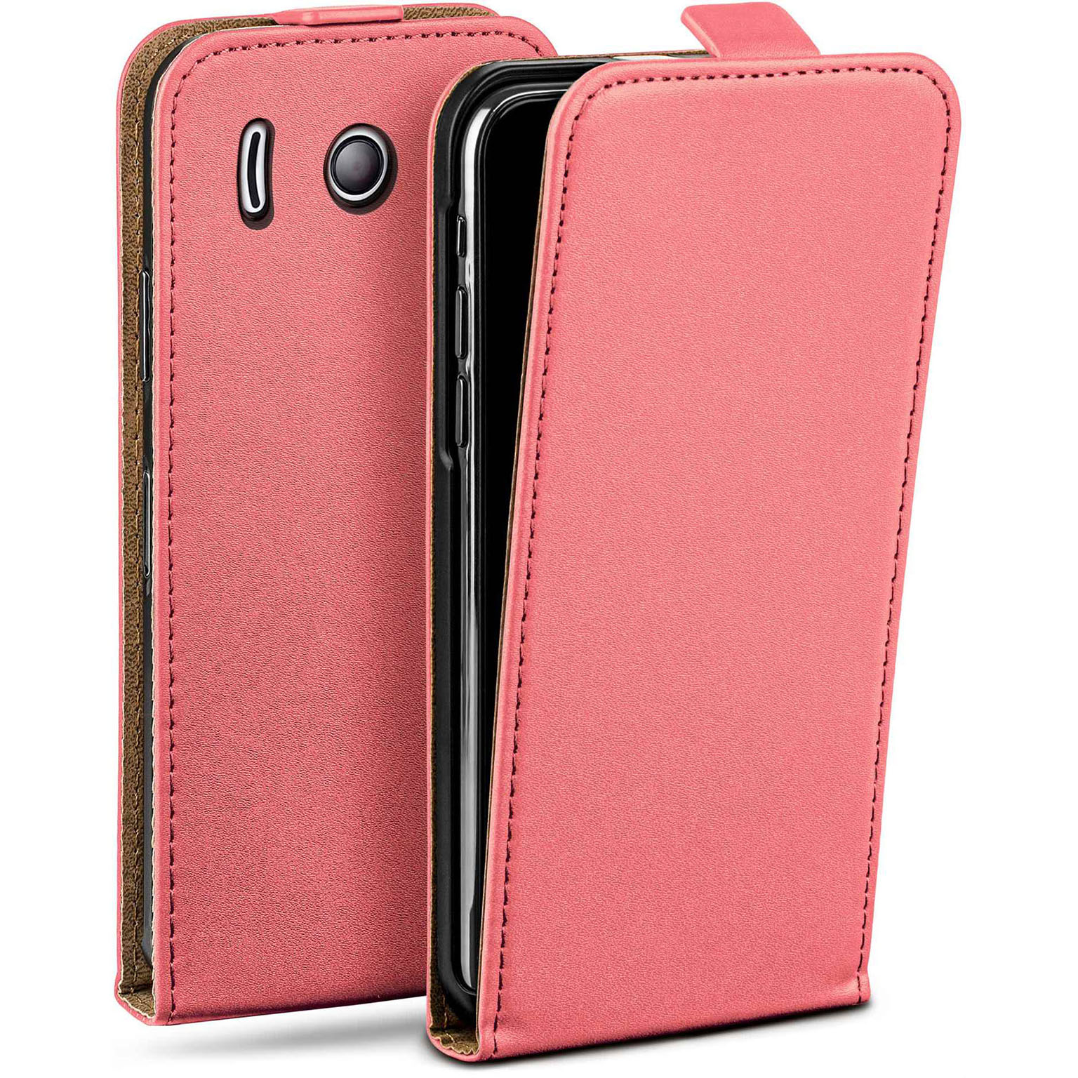 moex Flip Case Huawei Ascend Y300 Klapphülle Leder Optik Hauptbild