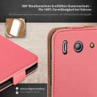 moex Flip Case Huawei Ascend Y300 Klapphülle Leder Optik – Weiteres Produktbild 3