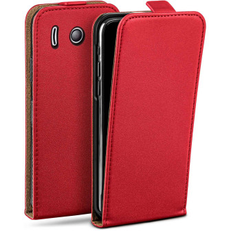 moex Flip Case Huawei Ascend Y300 Klapphülle Leder Optik – Blazing-Red moex Flip Case Huawei Ascend Y300 Klapphülle Leder Optik – Blazing-Red