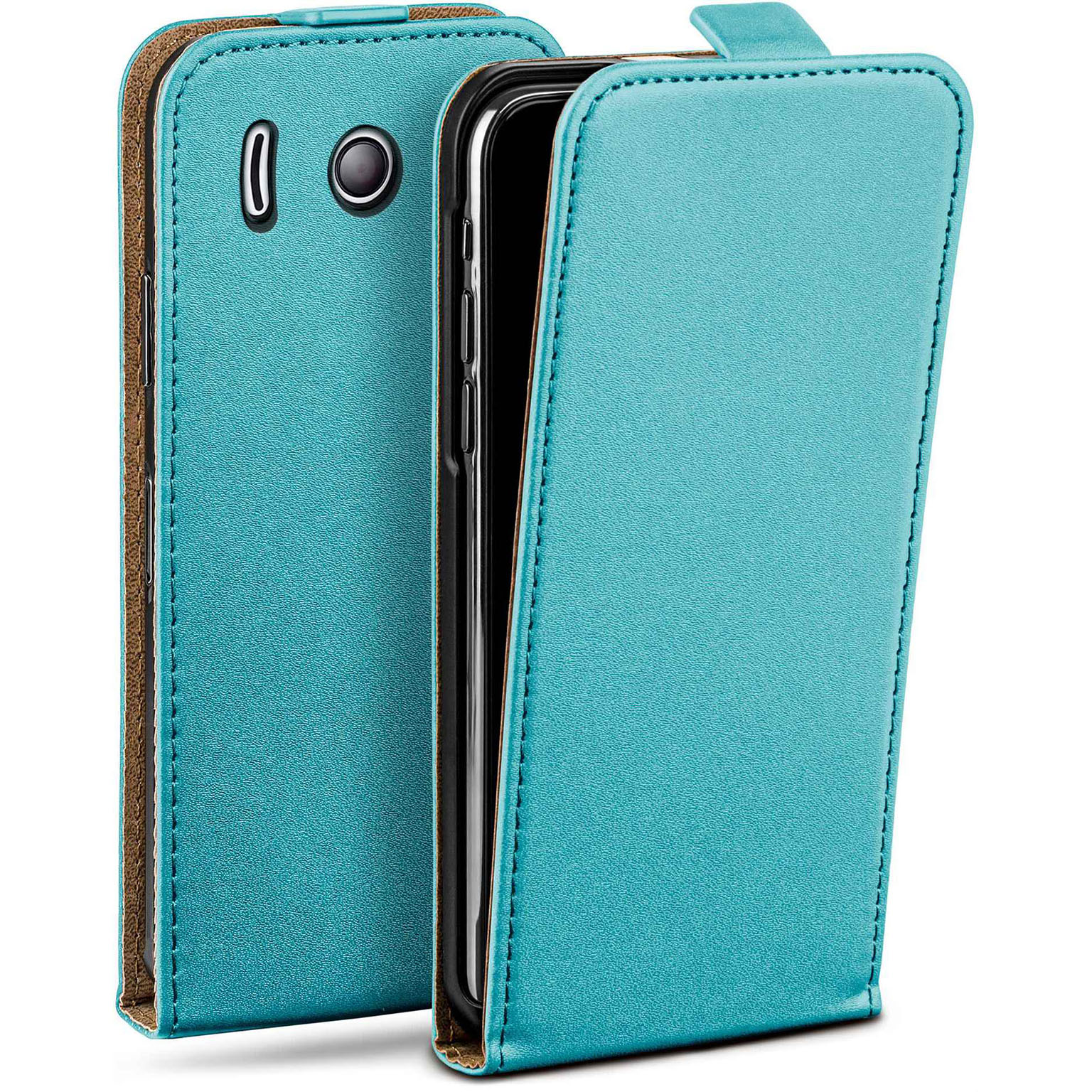 moex Flip Case Huawei Ascend Y300 Klapphülle Leder Optik – Weiteres Produktbild 1 moex Flip Case Huawei Ascend Y300 Klapphülle Leder Optik – Weiteres Produktbild 1