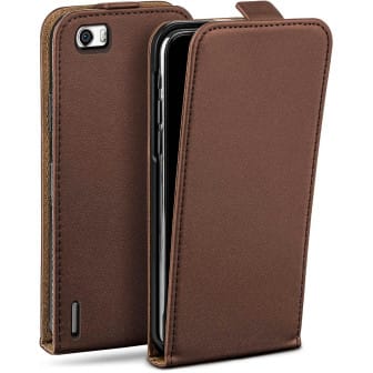 moex Flip Case Huawei Honor 6 Klapphülle Leder Optik – Oxide-Brown moex Flip Case Huawei Honor 6 Klapphülle Leder Optik – Oxide-Brown