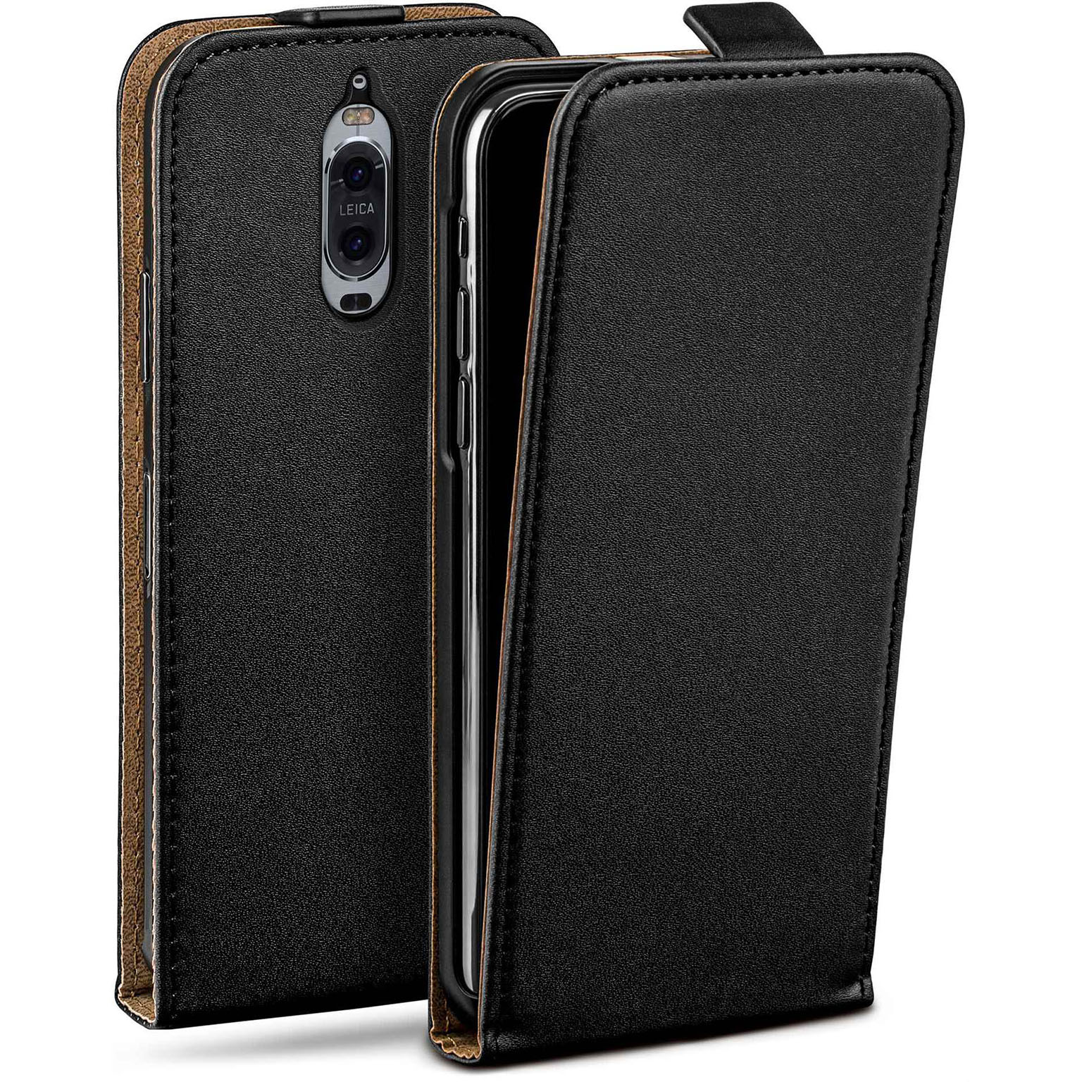 moex Flip Case Huawei Mate 9 Pro Klapphülle Leder Optik – undefined
