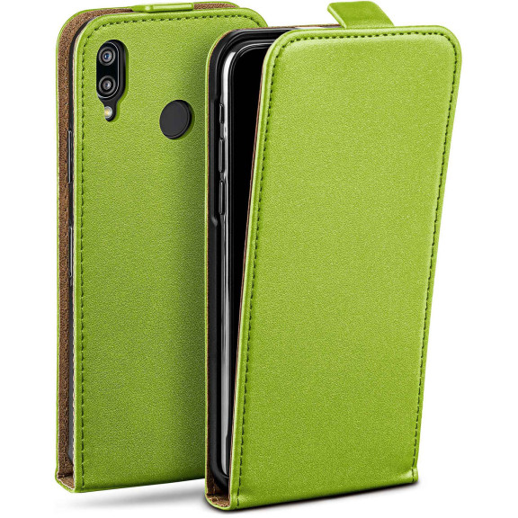 moex Flip Case Huawei P20 Lite Klapphülle Leder Optik – Weiteres Produktbild 1 moex Flip Case Huawei P20 Lite Klapphülle Leder Optik – Weiteres Produktbild 1