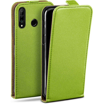 moex Flip Case Huawei P30 Lite New Edition Klapphülle Leder Optik – Lime-Green moex Flip Case Huawei P30 Lite New Edition Klapphülle Leder Optik – Lime-Green
