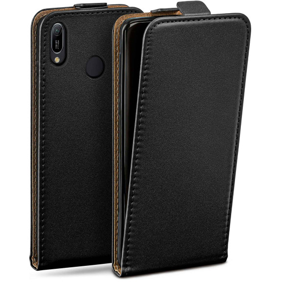 moex Flip Case Huawei Y6 (2019) Klapphülle Leder Optik – Weiteres Produktbild 1 moex Flip Case Huawei Y6 (2019) Klapphülle Leder Optik – Weiteres Produktbild 1