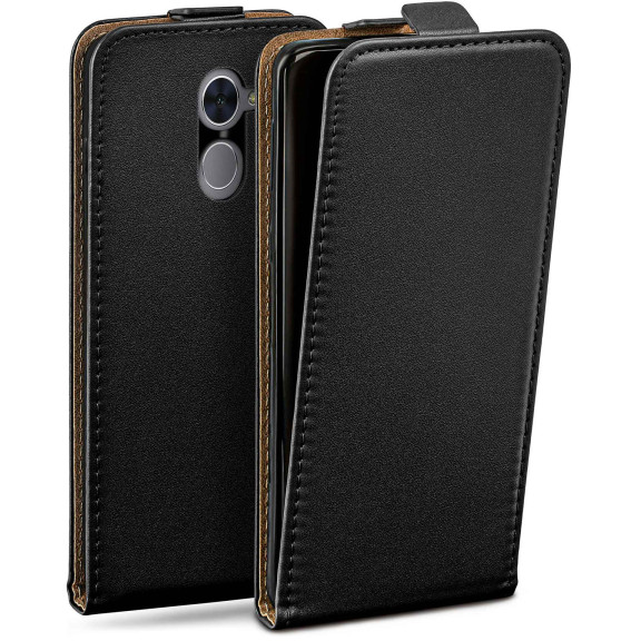 moex Flip Case Huawei Y7 (2017) Klapphülle Leder Optik – Weiteres Produktbild 1 moex Flip Case Huawei Y7 (2017) Klapphülle Leder Optik – Weiteres Produktbild 1