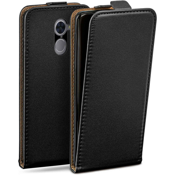 moex Flip Case Huawei Y7 Prime (2017) Klapphülle Leder Optik – Weiteres Produktbild 1 moex Flip Case Huawei Y7 Prime (2017) Klapphülle Leder Optik – Weiteres Produktbild 1