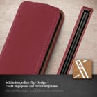 moex Flip Case iPhone 17 Pro Klapphülle Leder Optik – Produktbild 2