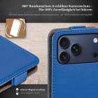 moex Flip Case iPhone 17 Pro Klapphülle Leder Optik – Produktbild 3