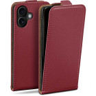 moex Flip Case iPhone 17 Klapphülle Leder Optik – Weiteres Produktbild 1