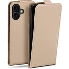 moex Flip Case iPhone 17 Klapphülle Leder Optik – Produktbild 1