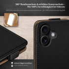 moex Flip Case iPhone 17 Klapphülle Leder Optik – Weiteres Produktbild 3