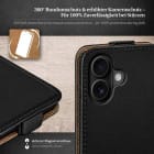 moex Flip Case iPhone 17 Klapphülle Leder Optik – Produktbild 3