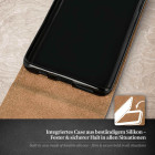 moex Flip Case iPhone 17e Klapphülle Leder Optik – Produktbild 4
