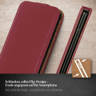 moex Flip Case iPhone 18 Pro Max Klapphülle Leder Optik – Produktbild 2