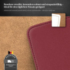 moex Flip Case iPhone 18 Pro Max Klapphülle Leder Optik – Produktbild 5