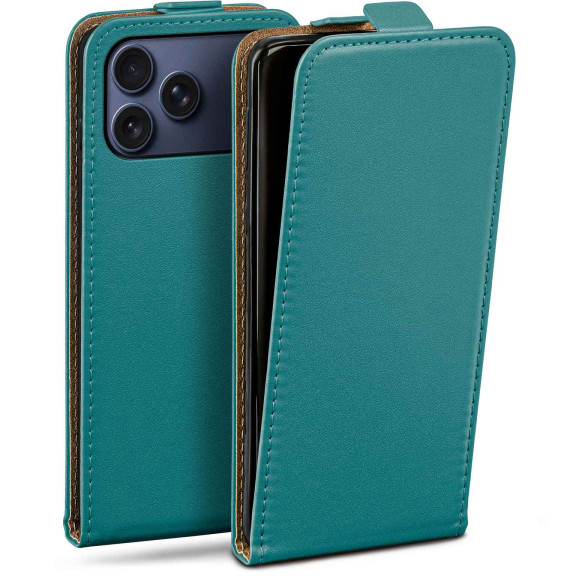 moex Flip Case iPhone 18 Pro Max Klapphülle Leder Optik – Weiteres Produktbild 1 moex Flip Case iPhone 18 Pro Max Klapphülle Leder Optik – Weiteres Produktbild 1