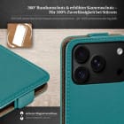 moex Flip Case iPhone 18 Pro Max Klapphülle Leder Optik – Produktbild 3