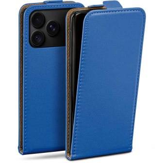 moex Flip Case iPhone 18 Pro Max Klapphülle Leder Optik – Marineblau moex Flip Case iPhone 18 Pro Max Klapphülle Leder Optik – Marineblau