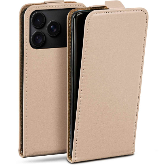 moex Flip Case iPhone 18 Pro Max Klapphülle Leder Optik – Weiteres Produktbild 1 moex Flip Case iPhone 18 Pro Max Klapphülle Leder Optik – Weiteres Produktbild 1