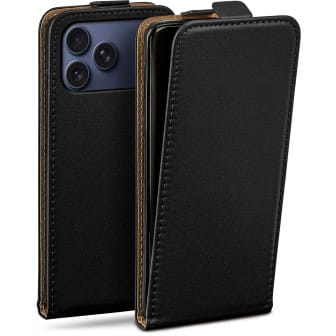 moex Flip Case iPhone 18 Pro Max Klapphülle Leder Optik – Tiefschwarz moex Flip Case iPhone 18 Pro Max Klapphülle Leder Optik – Tiefschwarz